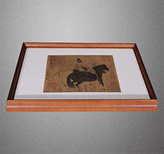 自贡市书画装裱配框服务案例